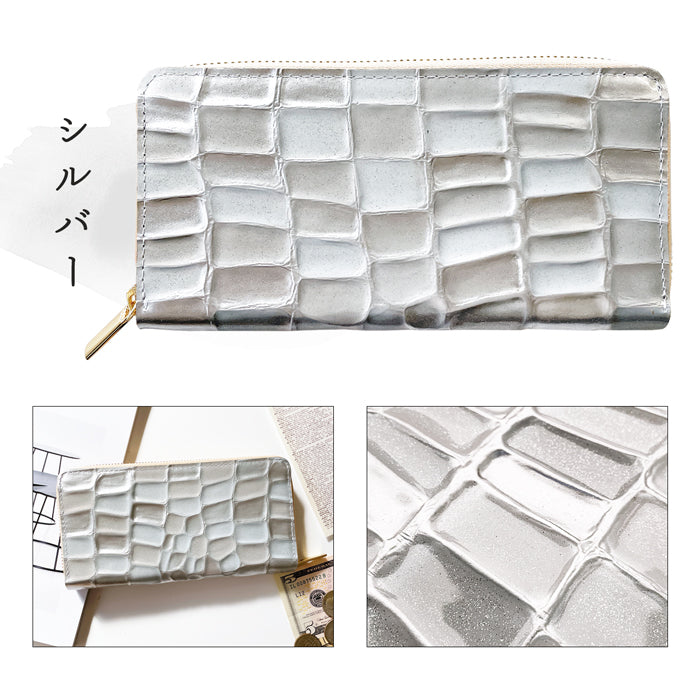 【財布の百貨店公式】 本革 2nd ステンドグラス 長財布 レディース 女性 財布 サイフ 【安心の返品保証付き】