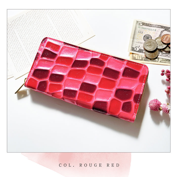 【財布の百貨店公式】 本革 2nd ステンドグラス 長財布 レディース 女性 財布 サイフ 【安心の返品保証付き】