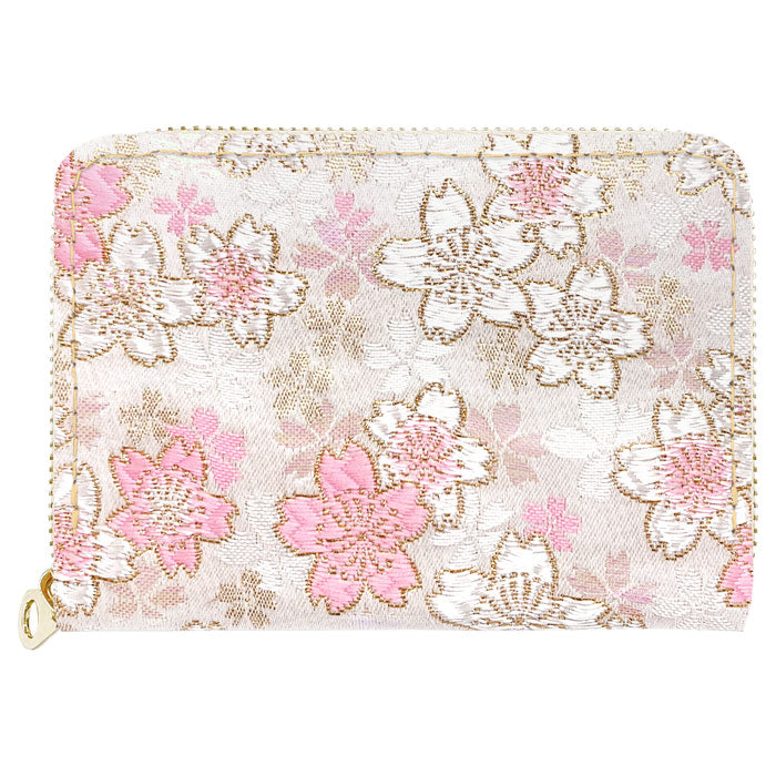 【財布の百貨店公式】 西陣織 ミニ財布 明 財布 金襴 ミニウォレット コンパクト ラウンドファスナー 小さい財布 カード収納【安心の返品保証付き】