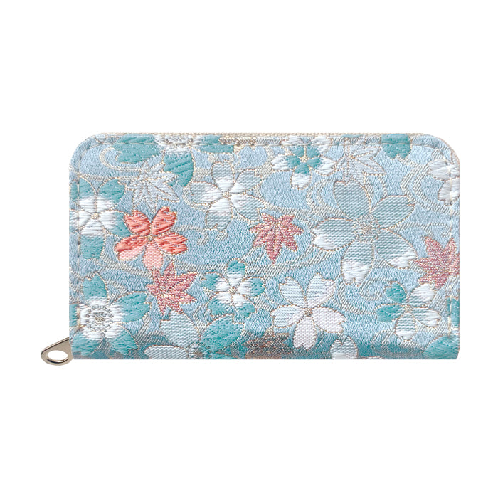 【財布の百貨店公式】 西陣織 明 コインケース 財布 小銭入れ レディース メンズ ラウンド型ファスナー - 高級感漂う日本製の和風財布 | プレゼントにも最適 【安心の返品保証付き】