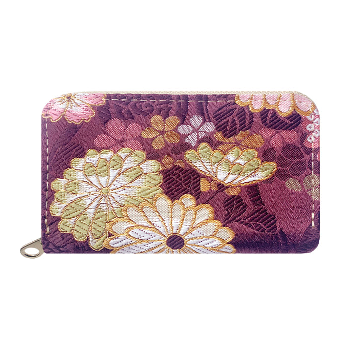 【財布の百貨店公式】 西陣織 明 コインケース 財布 小銭入れ レディース メンズ ラウンド型ファスナー - 高級感漂う日本製の和風財布 | プレゼントにも最適 【安心の返品保証付き】