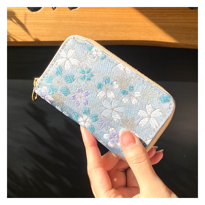 【財布の百貨店公式】 西陣織 明 コインケース 財布 小銭入れ レディース メンズ ラウンド型ファスナー - 高級感漂う日本製の和風財布 | プレゼントにも最適 【安心の返品保証付き】