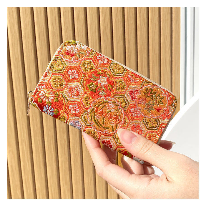 【財布の百貨店公式】 西陣織 明 コインケース 財布 小銭入れ レディース メンズ ラウンド型ファスナー - 高級感漂う日本製の和風財布 | プレゼントにも最適 【安心の返品保証付き】