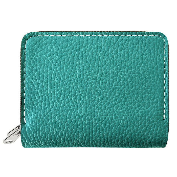 【財布の百貨店公式】 蛇腹 ダブルファスナー 財布 本革 型押し カード収納 ミニ財布 小さい財布 使いやすい 牛革 革財布 ラウンド型財布 ベーシックダンディ 【安心の返品保証付き】