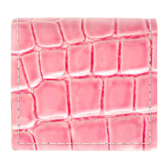 【財布の百貨店公式】 本革 ボックス型 コインケース 美クロコダイル 型押し メンズ レディース 小銭入れ 革 コンパクト スリム 薄型 ボックス型コインケース エナメル 【安心の返品保証付き】