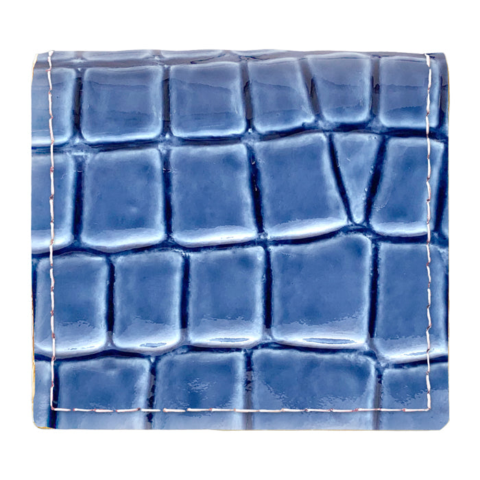 【財布の百貨店公式】 本革 ボックス型 コインケース 美クロコダイル 型押し メンズ レディース 小銭入れ 革 コンパクト スリム 薄型 ボックス型コインケース エナメル 【安心の返品保証付き】