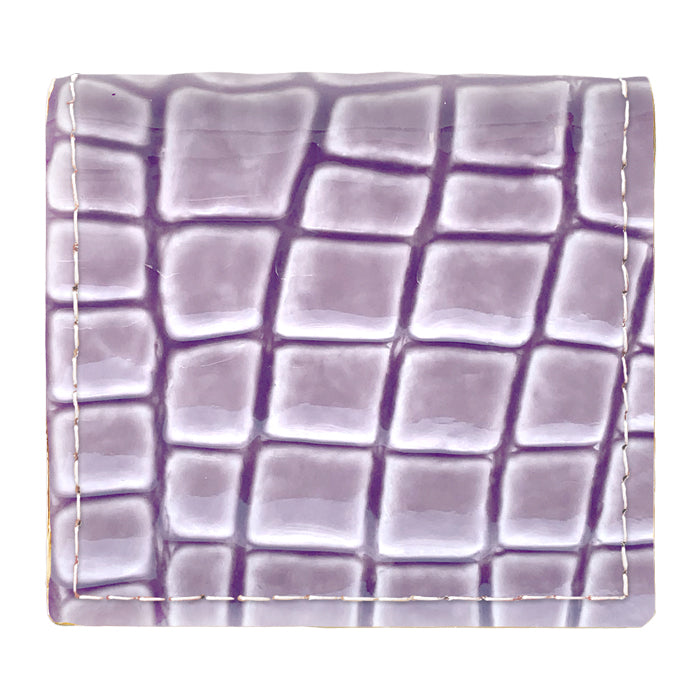 【財布の百貨店公式】 本革 ボックス型 コインケース 美クロコダイル 型押し メンズ レディース 小銭入れ 革 コンパクト スリム 薄型 ボックス型コインケース エナメル 【安心の返品保証付き】