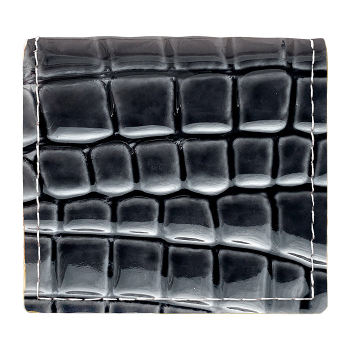 【財布の百貨店公式】 本革 ボックス型 コインケース 美クロコダイル 型押し メンズ レディース 小銭入れ 革 コンパクト スリム 薄型 ボックス型コインケース エナメル 【安心の返品保証付き】