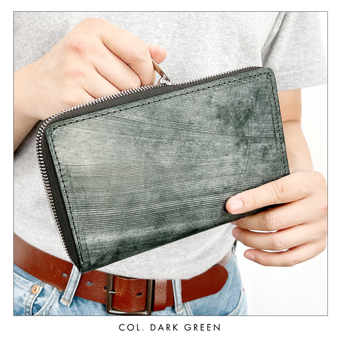 【財布の百貨店公式】 通帳も入る長財布 イギリス製 ブライドルレザー マルチケース 本革 パスポート 母子手帳 ケース 大容量 多機能 ラウンドファスナー メンズ 【安心の返品保証付き】