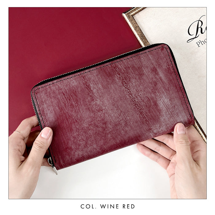 【財布の百貨店公式】 通帳も入る長財布 イギリス製 ブライドルレザー マルチケース 本革 パスポート 母子手帳 ケース 大容量 多機能 ラウンドファスナー メンズ 【安心の返品保証付き】