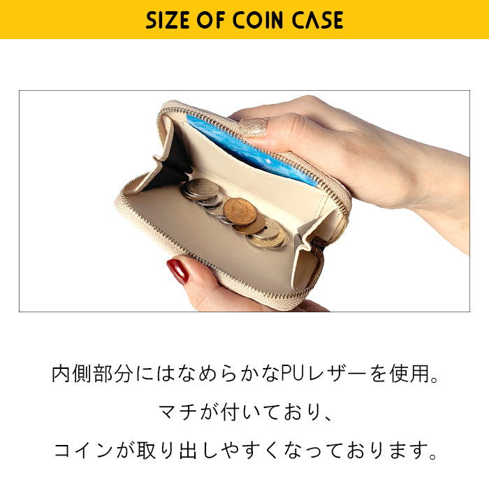 【財布の百貨店公式】 本革 コインケース ラウンドファスナー ポーチ 小型財布 小銭入れ コンパクト 小物入れ 革 牛革 高級 レザー ケース 小さい財布 シンプル カード入れ カードケース カラフル本革 【安心の返品保証付き】