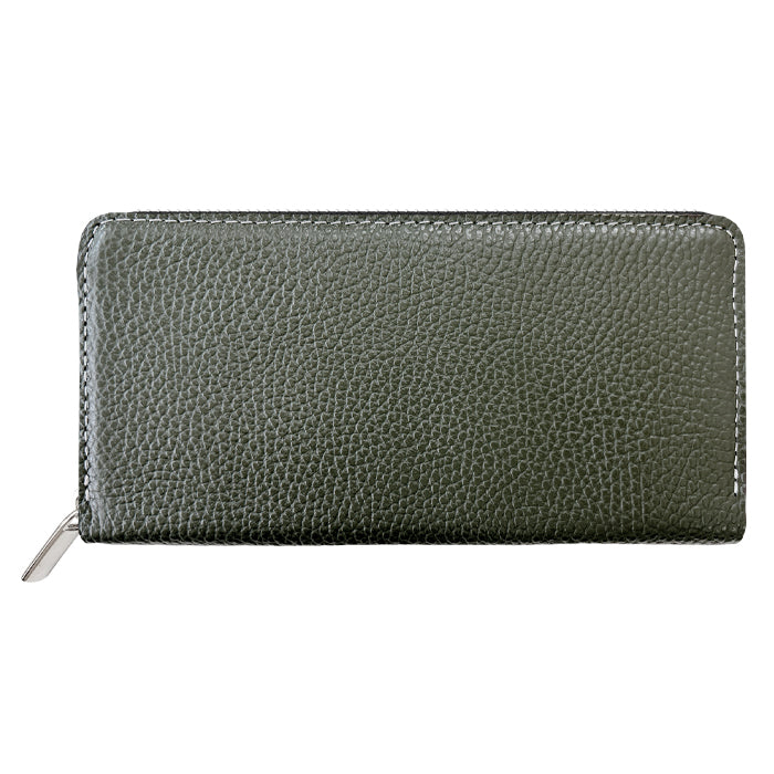 【財布の百貨店公式】 長財布 財布 本革 メンズ ラウンド型ファスナー 型押し 牛革 本革長財布 さいふ サイフ ベーシックダンディ | スマートに格を上げる、大人の長財布 【安心の返品保証付き】