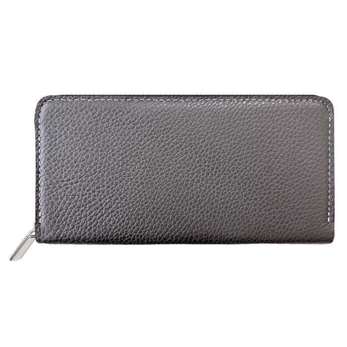 【財布の百貨店公式】 長財布 財布 本革 メンズ ラウンド型ファスナー 型押し 牛革 本革長財布 さいふ サイフ ベーシックダンディ | スマートに格を上げる、大人の長財布 【安心の返品保証付き】