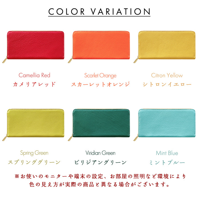【財布の百貨店公式】 蛇腹 カードポケット付き長財布 ちょっとハイソな本革 財布 レディース ラウンド型ファスナー 大容量【安心の返品保証付き】