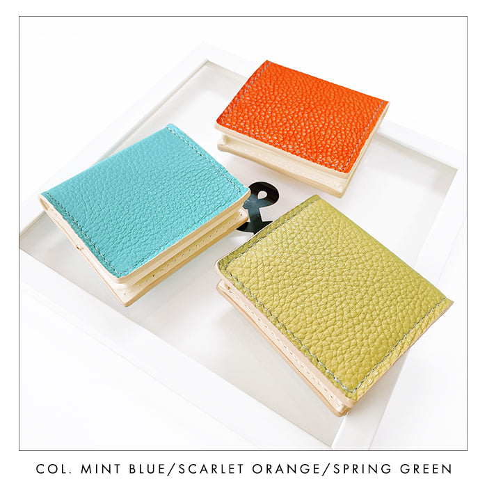 【財布の百貨店公式】 本革 ボックス型 コインケース ちょっとハイソな本革 メンズ レディース 小銭入れ コンパクト スリム 薄型 ケース 牛革 シボ 【安心の返品保証付き】