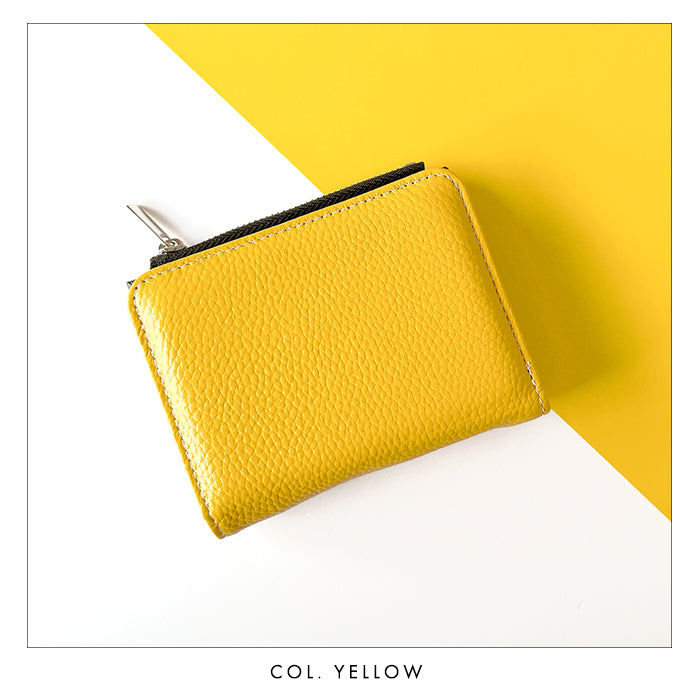 【財布の百貨店公式】 本革 二つ折り財布 上品な型押し てのひら財布 レディース メンズ カード収納 小銭入れ コインケース付き サイフ ウォレット 革 レザー 牛革 WM-D2-04 【安心の返品保証付き】