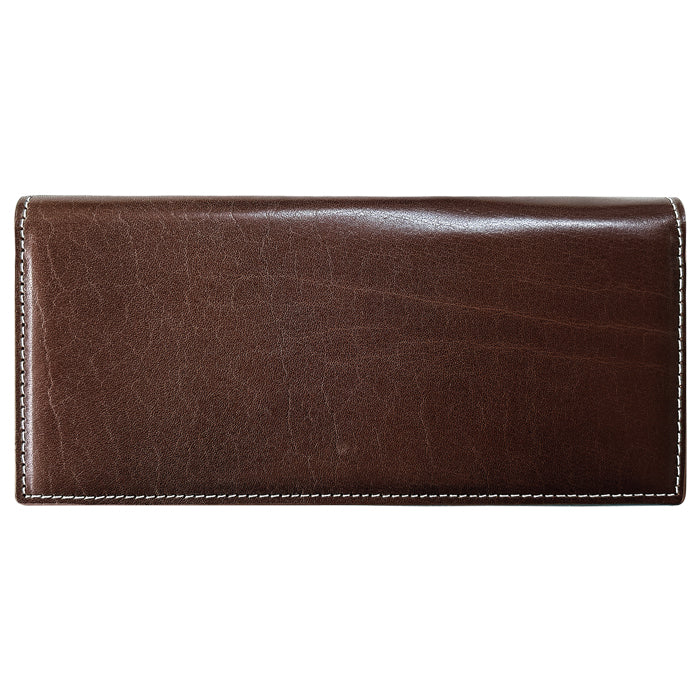 【財布の百貨店公式】 本革 上品な紳士レザー 二つ折り長財布 長財布メンズ サイフ さいふ ウォレット 革 レザー カード収納 小銭入れ コインケース付き WL-D2-07 【安心の返品保証付き】