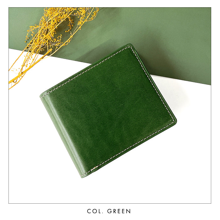 【財布の百貨店公式】 本革 上品な紳士レザー二つ折り財布 メンズ カード収納 小銭入れ コインケース付き サイフ ウォレット 薄型 コンパクト 【WM-D1-07】 【安心の返品保証付き】