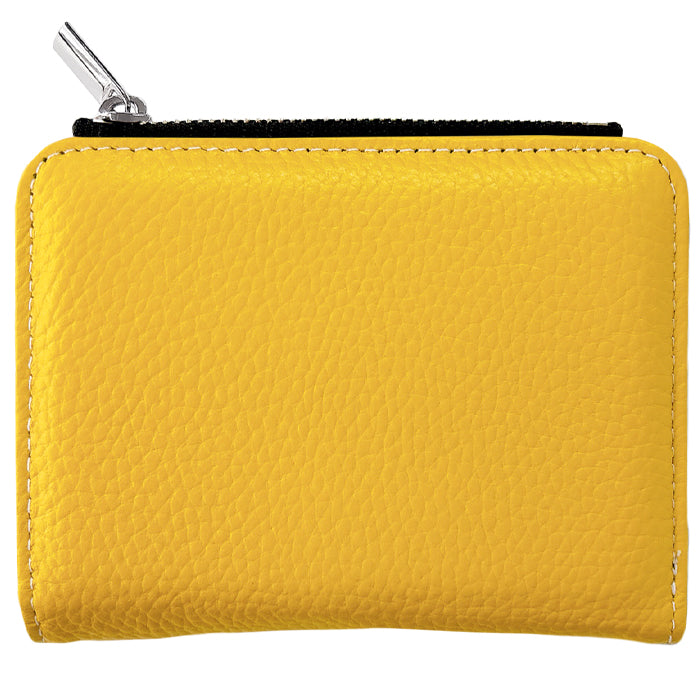 【財布の百貨店公式】 本革 二つ折り財布 上品な型押し てのひら財布 レディース メンズ カード収納 小銭入れ コインケース付き サイフ ウォレット 革 レザー 牛革 WM-D2-04 【安心の返品保証付き】