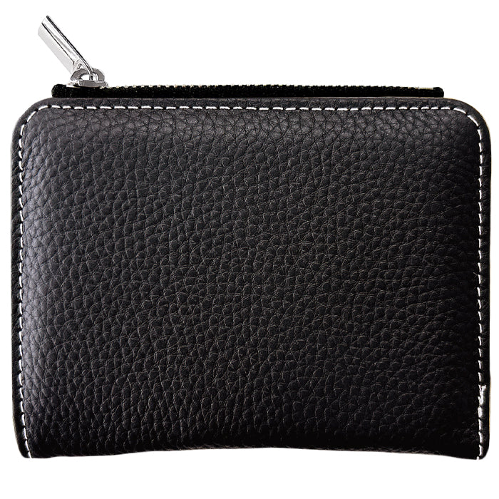 【財布の百貨店公式】 本革 二つ折り財布 上品な型押し てのひら財布 レディース メンズ カード収納 小銭入れ コインケース付き サイフ ウォレット 革 レザー 牛革 WM-D2-04 【安心の返品保証付き】