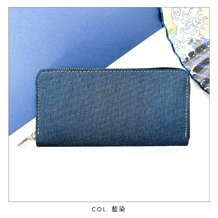 【財布の百貨店公式】 長財布 財布 和風 和 メンズ レディース ラウンド型ファスナー 京のれん|シンプル&ナチュラル 手に馴染む長財布 【安心の返品保証付き】