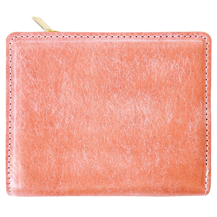 【財布の百貨店公式】 本革 レザリア L字ジッパー 二つ折り財布 メンズ カード収納 小銭入れ コインケース付き サイフ ウォレット 薄型 コンパクト 【WM-D4-02】 【安心の返品保証付き】