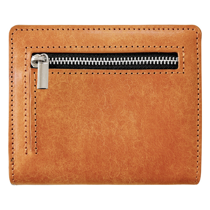 【財布の百貨店公式】 本革 レザリア スリム二つ折り財布 メンズ レディース カード収納 小銭入れ コインケース付き サイフ ウォレット 薄型 コンパクト 【WM-D3-02】 【安心の返品保証付き】