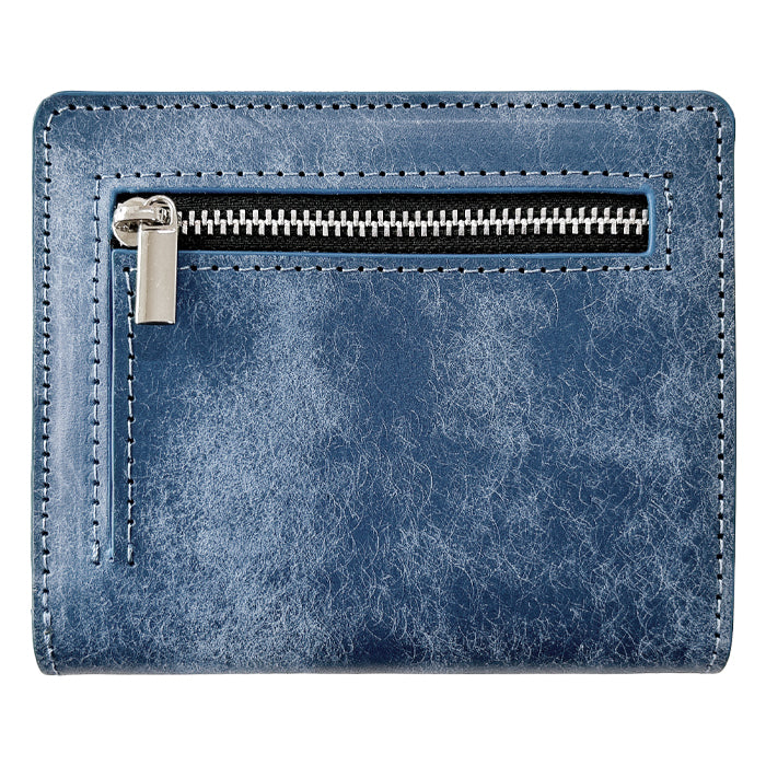 【財布の百貨店公式】 本革 レザリア スリム二つ折り財布 メンズ レディース カード収納 小銭入れ コインケース付き サイフ ウォレット 薄型 コンパクト 【WM-D3-02】 【安心の返品保証付き】