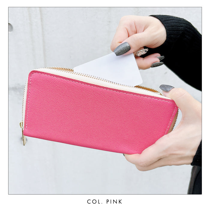 【財布の百貨店公式】 長財布 ドイツ製 ワープロラックス 財布 本革 ラウンド型ファスナー 革財布 カード収納 レディース メンズ ドイツレザー カーフレザー|大人の品格を纏う、シンプル&エレガントな長財布 【安心の返品保証付き】