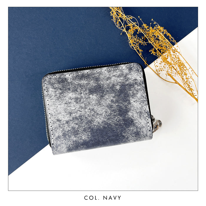 【財布の百貨店公式】 蛇腹 ダブルファスナー 財布 イタリア産 本革 マルゴーフォグ カード収納 ミニ財布 小さい財布 使いやすい 牛革 革財布 ラウンド型財布 イタリアンレザー 【安心の返品保証付き】