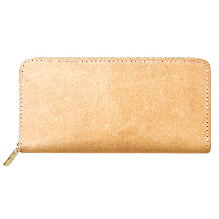 【財布の百貨店公式】 イタリア製本革 マヤベリー 蛇腹 カードポケット付き 財布 長財布 ラウンド型ファスナー 大容量 イタリアンレザー 【安心の返品保証付き】