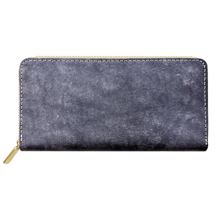 【財布の百貨店公式】 イタリア製本革 マヤベリー 蛇腹 カードポケット付き 財布 長財布 ラウンド型ファスナー 大容量 イタリアンレザー 【安心の返品保証付き】