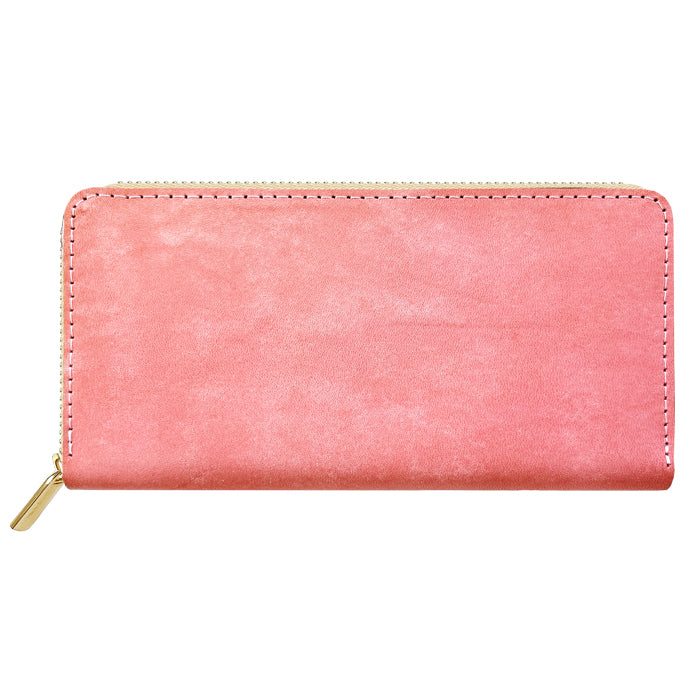 【財布の百貨店公式】 イタリア製本革 マヤベリー 蛇腹 カードポケット付き 財布 長財布 ラウンド型ファスナー 大容量 イタリアンレザー 【安心の返品保証付き】