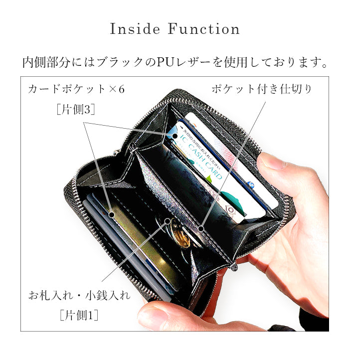 【財布の百貨店公式】 ミニ財布 本革 ジェントルマン 財布 メンズ ミニウォレット 牛革 ヌメ革 コンパクト ラウンドファスナー サイフ さいふ ウォレット 小さい財布 革 レザー カード収納 革財布 ラウンド財布 ミニサイフ 本革ミニ財布 メンズ レディース 【安心の返品保証付き】