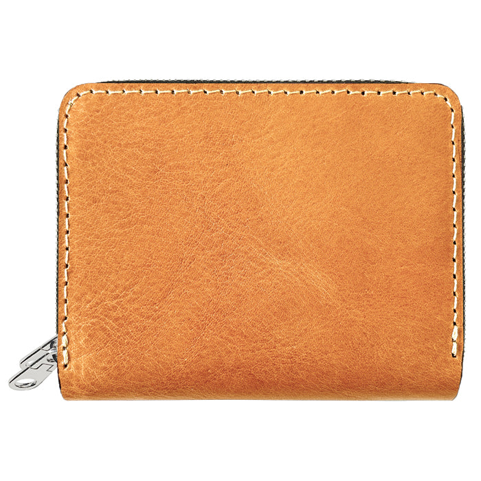 【財布の百貨店公式】 蛇腹 ダブルファスナー 財布 イタリア製 本革 ミズーリベリー カード収納 ミニ財布 小さい財布 使いやすい 牛革 革財布 ラウンド型財布 フィアンキベリー イタリアンレザー 【安心の返品保証付き】