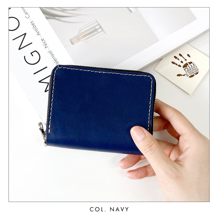 【財布の百貨店公式】 蛇腹 ダブルファスナー 財布 イタリア製 本革 ミズーリベリー カード収納 ミニ財布 小さい財布 使いやすい 牛革 革財布 ラウンド型財布 フィアンキベリー イタリアンレザー 【安心の返品保証付き】