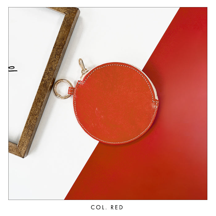 【財布の百貨店公式】 本革 レザリア レザー 丸い財布 小銭入れ メンズ レディース 革 レザー 牛革 ポーチ カード収納 CC-C2-02 【安心の返品保証付き】