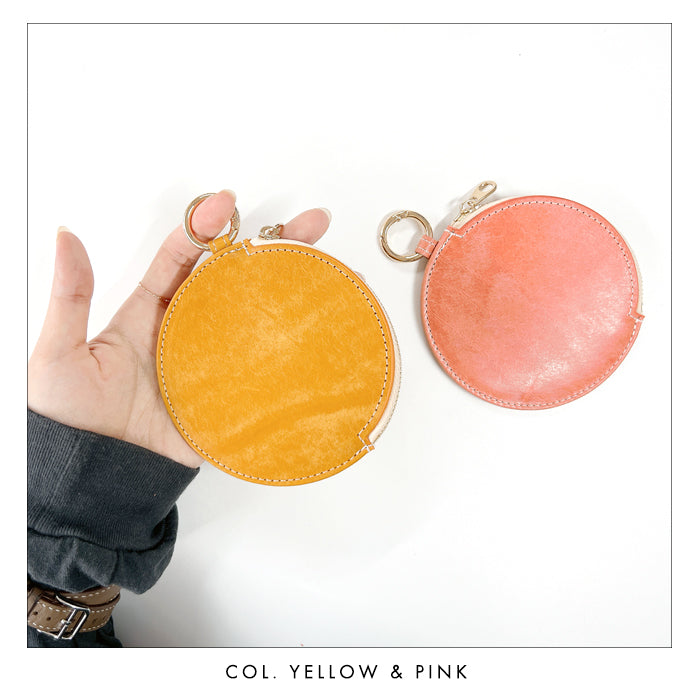 【財布の百貨店公式】 本革 レザリア レザー 丸い財布 小銭入れ メンズ レディース 革 レザー 牛革 ポーチ カード収納 CC-C2-02 【安心の返品保証付き】