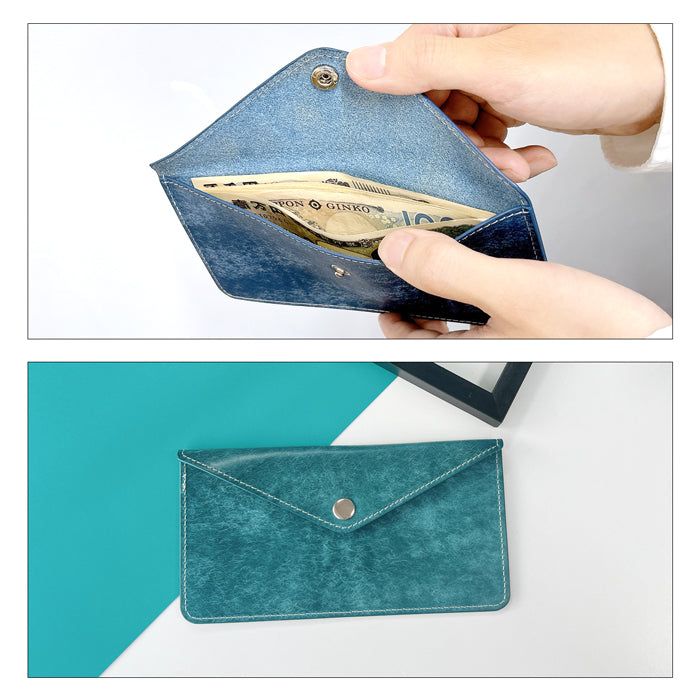 【財布の百貨店公式】 本革 レザリアレザー お札入れ 財布 サイフ 札入れ 小銭入れなし 薄型 さいふ 革 レザー 長財布 牛革 シンプルお札入れ 【安心の返品保証付き】