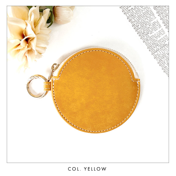 【財布の百貨店公式】 本革 レザリアレザー 丸形コインケース 小銭入れ メンズ レディース 革 レザー 牛革 風合い豊かな本革に、こだわりの5色 CC-C1-02 【安心の返品保証付き】