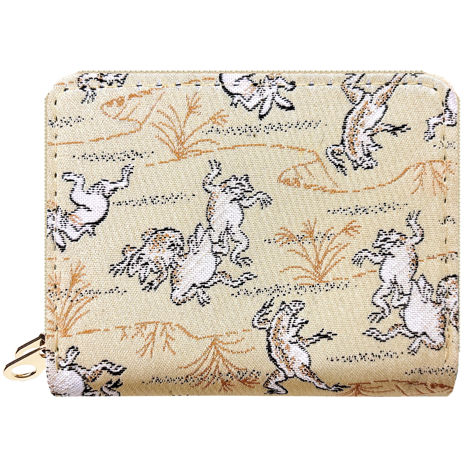 【財布の百貨店公式】 西陣織 月影 蛇腹 ダブルファスナー 財布 レディース メンズ カード収納 ミニ財布 小さい財布 ラウンド型財布 和 和柄 和風 【安心の返品保証付き】