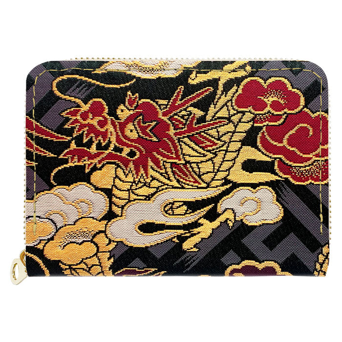 【財布の百貨店公式】 財布 ミニ財布 西陣織 月影 金襴 ミニウォレット コンパクト ラウンドファスナー サイフ さいふ ウォレット 小さい財布 カード収納 ラウンド財布 ミニサイフ 和風 和柄 和 豪華 織物 ハンドメイド