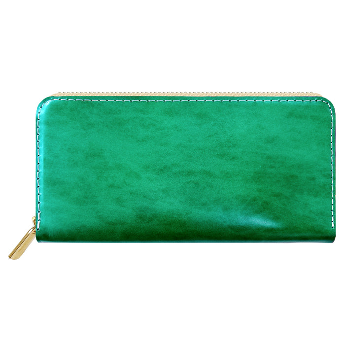 【財布の百貨店公式】 アダマス 長財布 本革 財布 ラウンド型ファスナー レディース メンズ 大理石風 大容量 カード収納【安心の返品保証付き】