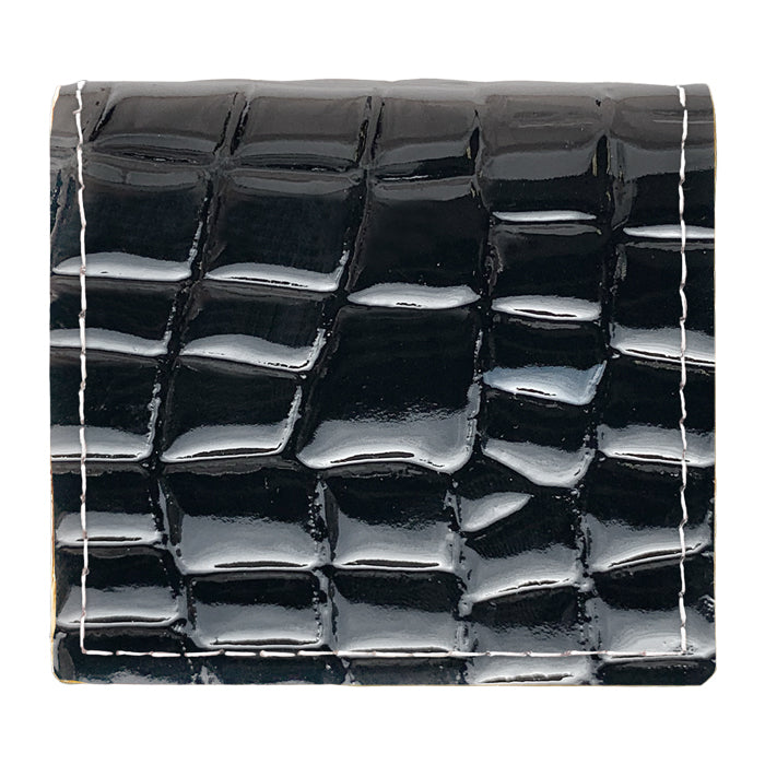 【財布の百貨店公式】 本革 ボックス型 コインケース 美クロコダイル 型押し メンズ レディース 小銭入れ 革 コンパクト スリム 薄型 ボックス型コインケース エナメル 【安心の返品保証付き】