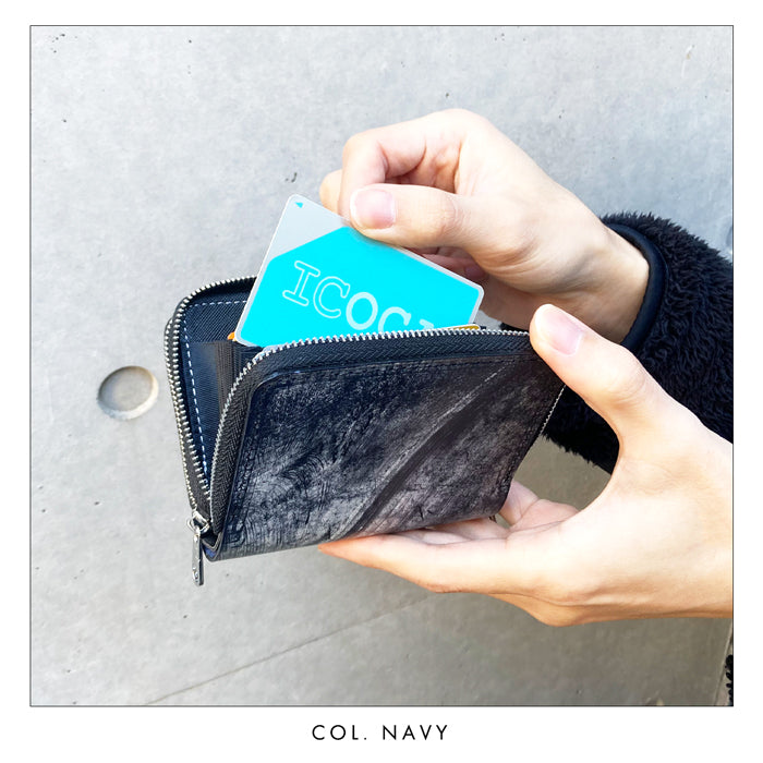 【財布の百貨店公式】 蛇腹 ダブルファスナー 財布 本革 イギリス製 ブライドルレザー カード収納 小さい財布 使いやすい 牛革 革財布 ラウンド型財布 【安心の返品保証付き】