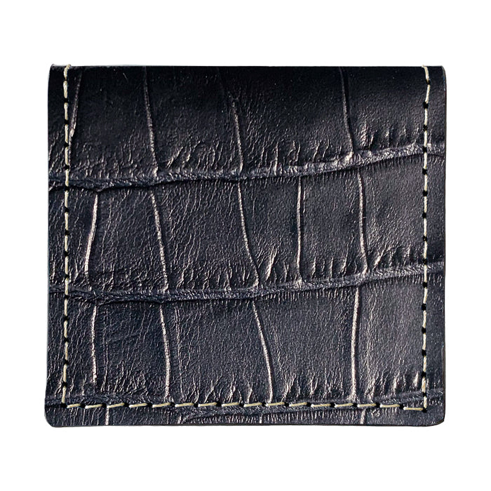 【財布の百貨店公式】 本革 クロコダイル 型押し ボックス型 コインケース 小銭入れ 革 コンパクト スリム 薄型 シンプル メンズ レディース 【安心の返品保証付き】