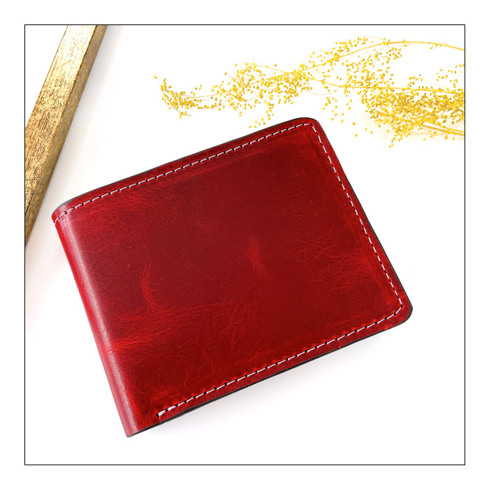 財布の百貨店公式】 二つ折り財布 イタリア産 本革 ダグラスレザー 二