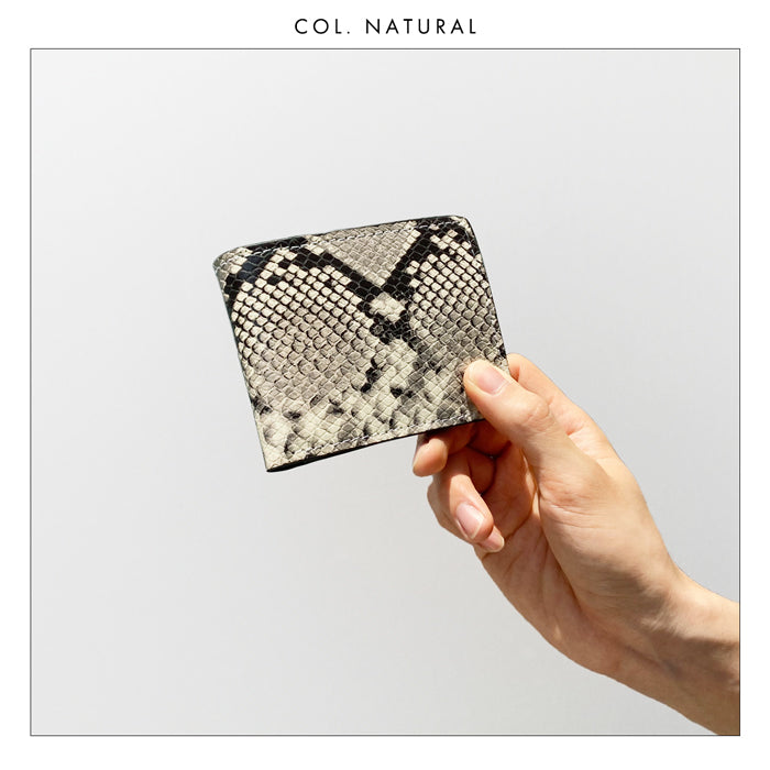 財布の百貨店公式】 二つ折り財布 ダイヤモンド パイソン 本革 財布 二