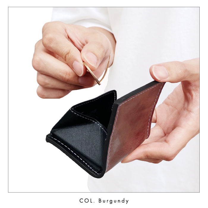 【財布の百貨店公式】 ボックス型 コインケース 本革 ジェントルマン 牛革 小銭入れ メンズ レディース コンパクト スリム 薄型 ヌメ革 ボックス型コインケース 【安心の返品保証付き】