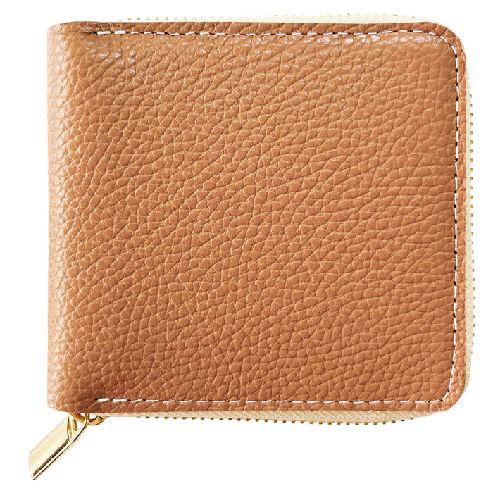 財布の百貨店公式】 ラウンド型 二つ折り財布 本革 財布 ラウンド